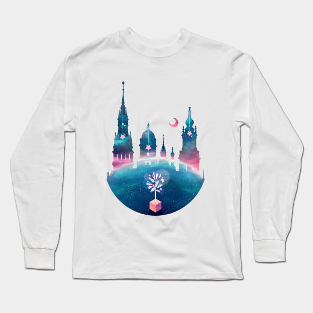 Last Hope Castle Long Sleeve T-Shirt by KucingKecil